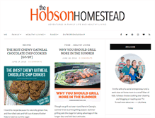 Tablet Screenshot of hobsonhomestead.com